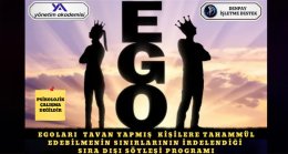 ŞU EGO YOK MU ŞU EGO..?