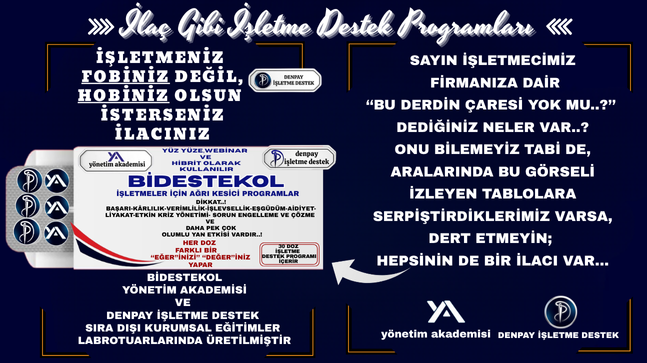 BİDESTEKOL VE SUNUM FORMATLARIMIZ