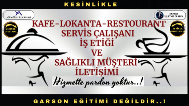 LOKANTA-KAFE-RESTOURANT ÇALIŞANI DEST.(KESİNLİKLE GARSON EĞT.DEĞİLDİR)